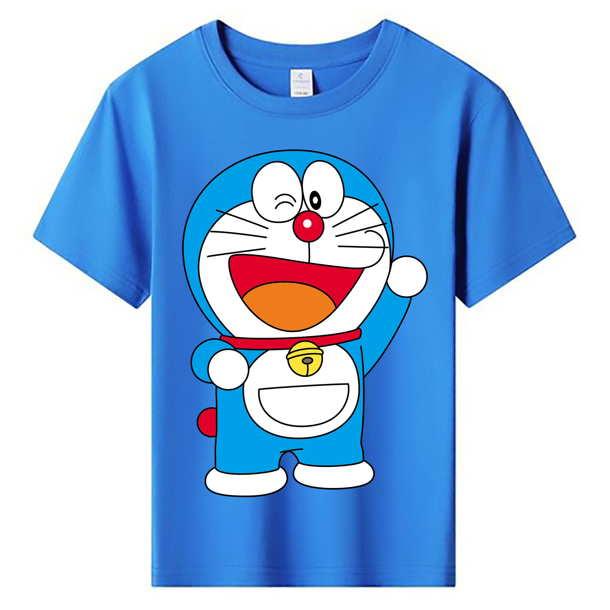 （画像用） ドラえもん Doraemon 綿100％キッズTシャツ（フロントプリント）